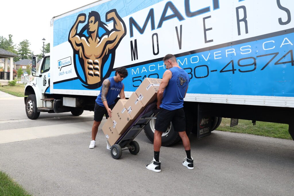 movers Oakville loading truck for a home relocation