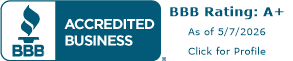 BBB Accredited · A+