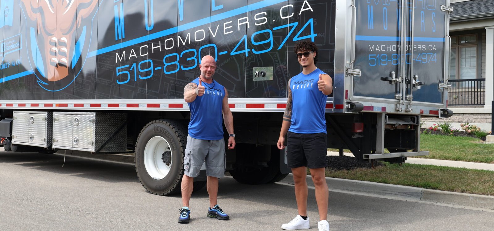 Movers cost in Oakville - Macho Movers Inc. moving truck and crew